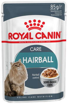 Вологий корм для котів Royal Canin Hairball Care (Роял Канін Хербол Каре) для виведення вовни 85 г