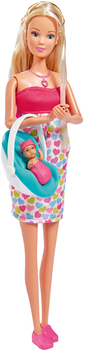 Ляльковий набір Simba Toys Штеффі-вагітна з аксесуарами (5733480) (4006592064969)