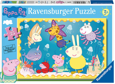 Puzzle Ravensburger Świnka Peppa i podwodne sitko 35 elementów (05062)