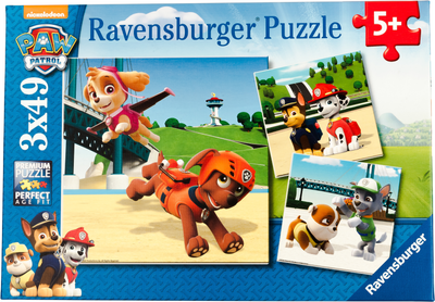 Puzzle Ravensburger Psi patrol 3 x 49 elementów (09239)