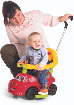 Машина для катання дитяча Smoby Toys 54 x 40.5 x 47 см Рудий коник 3 в 1 (720618) (3032167206183)