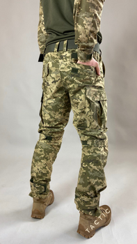 Військові брюки Tactic CORD Ріп-стоп, (тактичні штани з наколінниками) піксель 50