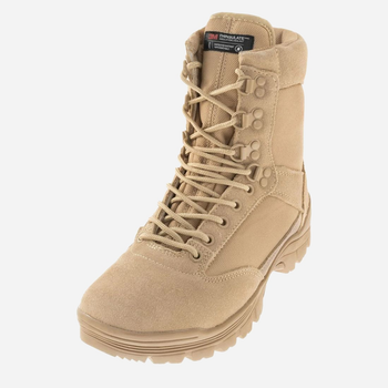 Чоловічі тактичні черевики MIL-TEC Tactical Boots With Ykk Zipper 12822104 39 (6US) 25 см Койот (2000980569243_9012024112)