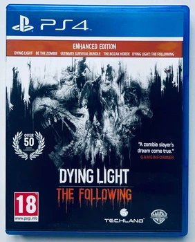Dying Light The Following Enhanced Edition, Б/У, русские субтитры - диск для PlayStation 4