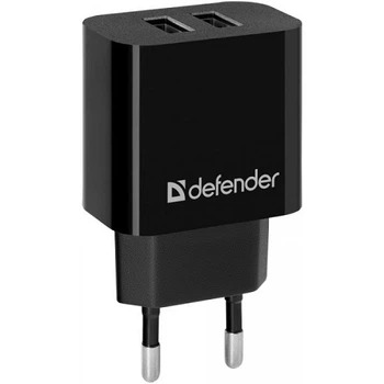 Зарядное устройство Defender UPC-21 83581 2xUSB 2.1A кабель microUSB черный