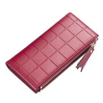 Женский кошелек с ручкой Mode Baellerry Square Red