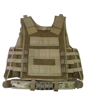 Жилет розгрузка KOMBAT UK Cross-draw Tactical Vest Uni мультікам (kb-cdtv-btp)