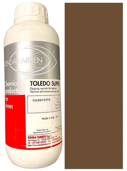 Фарба для шкіри на спиртовій основі Kenda Farben TOLEDO SUPER 33035 chocolate (Шоколадний) 1л.