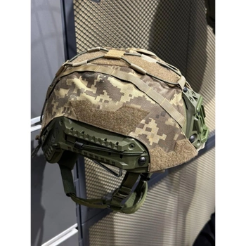 Кавер тактического шлема Abrams FAST Пиксель ММ14