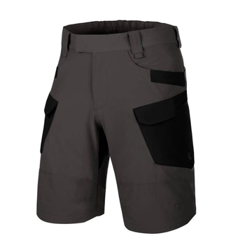 Шорты тактические мужские OTS (Outdoor tactical shorts) 11"® - VersaStretch® Lite Helikon-Tex Ash grey/Black (Серо-черный) L/Regular