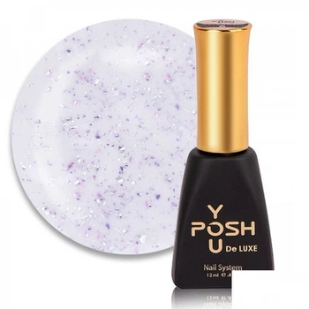База камуфлирующая You POSH French Rubber Base Potal De Luxe 79 молочный с серебристо-сиреневым глиттером-поталью 12 мл (5901000071791)