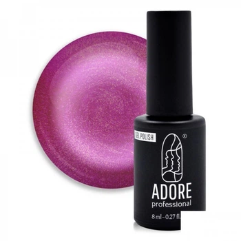 Гель-лак Adore Professional Magnetic Cats Eye M-01 ярко-малиновый турмалин витражный 8 мл (2101200051835)
