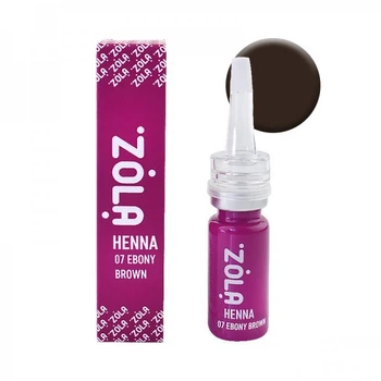 Хна для бровей ZOLA Henna 07 Ebony Brown 10 г (2100994224043)