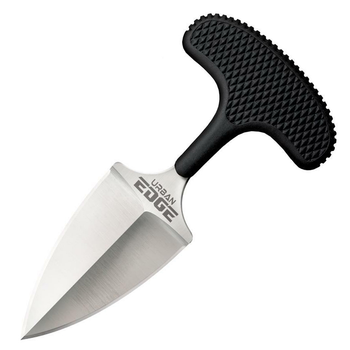 Нож фиксированный Cold Steel Urban Edge (длина: 102мм, лезвие: 64мм), черный, ножны пластик