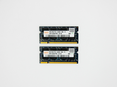 Оперативная память Hynix SODIMM 4Gb (2*2Gb) DDR2-800MHz PC2-6400 CL5 (HMP125S6EFR8C-S6 AB) Refurbished