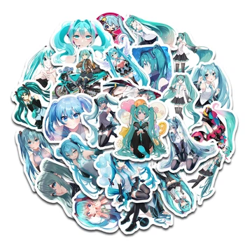 Стикерпак Мику Хацунэ Hatsune Miku 45 штук SP GI HM 01
