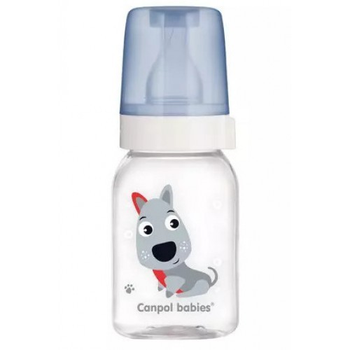 Тританова пляшечка Canpol babies Веселі звірята, 120 мл, 11/851Bl