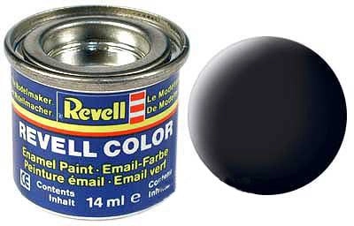 Фарба чорна матова black mat 14ml Revell (32108)