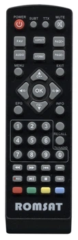 Пульт для DVB-T2 тюнера Romsat T2050