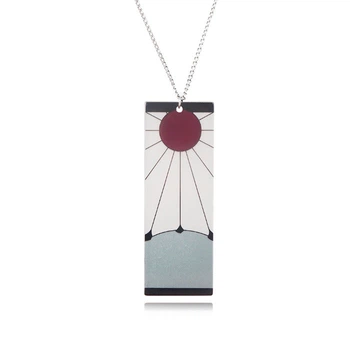 Кулон Клинок Рассекающий Демонов Demon Slayer Kamado Necklace v2 (18833)