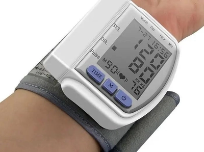 Автоматичний тонометр на зап'ястя Blood Pressure Monitor CK-102S електронний тискомір, сфигмоманометр (VS7006008)