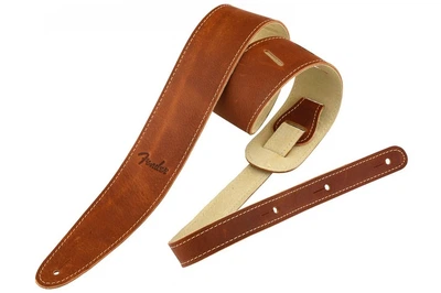 Ремінь гітарний FENDER STRAP 2" BALL GLOVE LEATHER BROWN (222376)