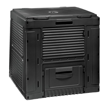 Садовый компостер пластиковый Keter E-Composter 470L черный, с основанием (17186362)