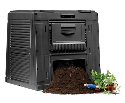 Садовый компостер пластиковый Keter E-Composter 470L черный, без основания (17186236)