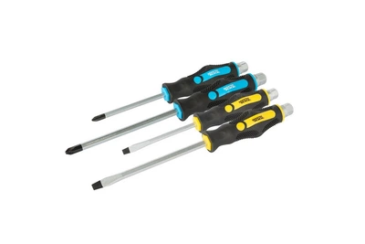 Отвертки ударные MASTERTOOL EXTERNAL HEX набор 4 шт PH2х100/PH3х150/SL6х100/SL8х150 40-1154