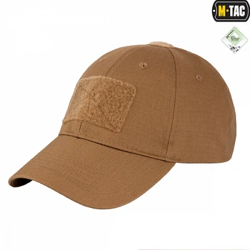 Бейсболка з липучкою M-Tac Flex ріп-стоп, Coyote brown, L/XL