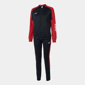 Спортивный костюм женский Joma Eco Championship 901693.106 L Черный с красным (8445456375678)