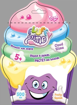 В'язка маса "Fluffy Slime" пакет 500 г FLS-02-01,02-01U