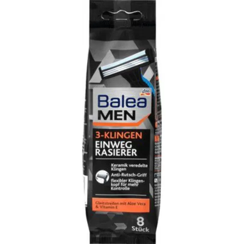 Станки одноразові на 3 леза Balea MEN, 8 St (Німеччина)