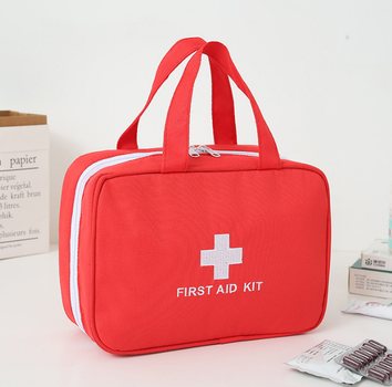 Органайзер-сумка для лекарств "STANDART MAXI". Размер 24х17х8 см. Красная