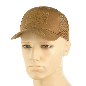Бейсболка з липучкою та сіткою Flex Rip-Stop Army Coyote L/XL