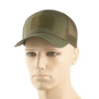 Бейсболка с липучкой и сеткой Flex Rip-Stop Army Dark Olive L/XL