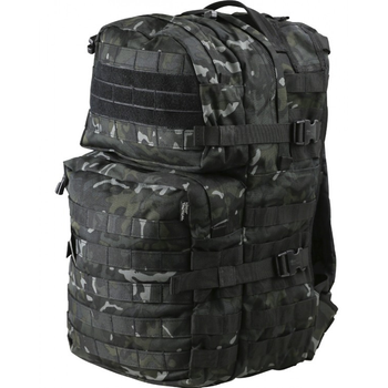 Рюкзак тактичний Kombat UK Medium Assault Pack (40 л) чорний мультикам