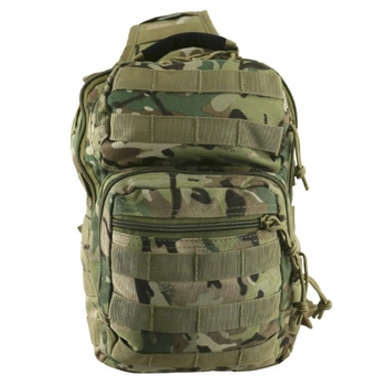 Рюкзак однолямковий Kombat UK Mini Molle Recon Shoulder Bag (10 л) мультикам