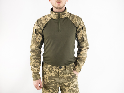 Тактическая рубашка BRAVE UBACS (убакс), пиксель ВСУ, олива, 48