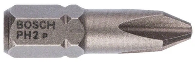 Біта Bosch Extra-Hart PH 2 x 25 мм, 10 шт (2607001512)