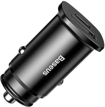 Автомобильное зарядное устройство Baseus PPS Car Charger Быстрая зарядка Quick Charge 4.0 + Power Delivery 3.0 30W USB + Type-C 5A Зарядка в авто Black