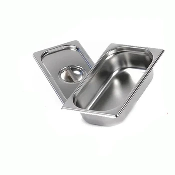 Гастрономическая емкость с крышкой Benson 33*27*10 см из нержавеющей стали (BN-1064)