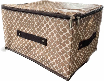 Коробка складна для зберігання речей Stenson R29656 35x26x20см brown