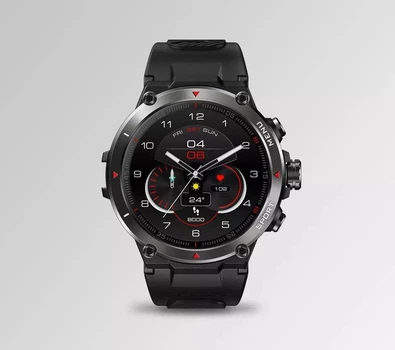 Смарт часы Zeblaze Stratos 2 GPS Super AMOLED Waterproof IP68 black