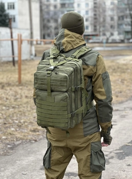 Тактичний рюкзак Tactic військовий рюкзак із системою molle на 40 літрів Olive (Ta40-olive)