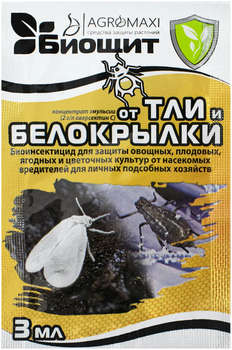 Биоинсектицид Биощит от тли и белокрылки, 3 мл (Агромаксі)