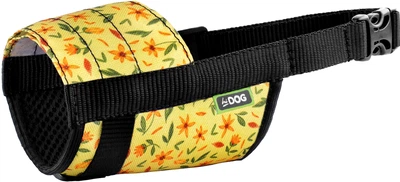 Намордник Hi Dog из нейлона регулируемый №2 19-26 см Flowers yellow (2100102749017)