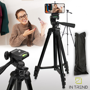 Штатив тринога для телефону камери Tripod 3120А Чорний 35-102 см із чохлом