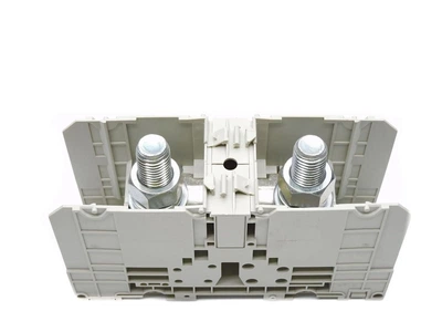 Клемма ABB D300/55.FF силовая для проводов в наконечнике под болт 300 мм.кв. Без крышек (1SNA190005R2400)