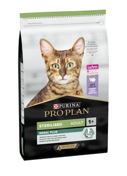 Сухой корм Purina Pro Plan Sterilised Adult 1+ Renal Plus для стерилизованных кошек с индейкой 400 г